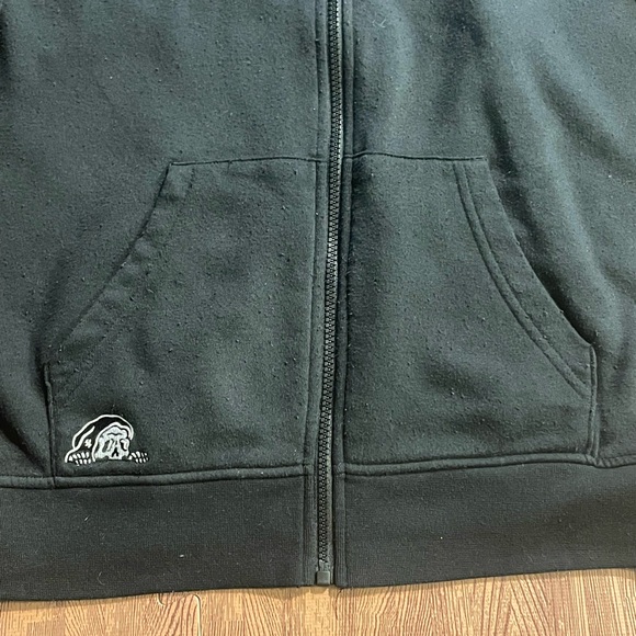 Lurking Class Skull Flame Womens Full Zip Hoodie *Great Cond* Sz. S - Picture 10 of 11